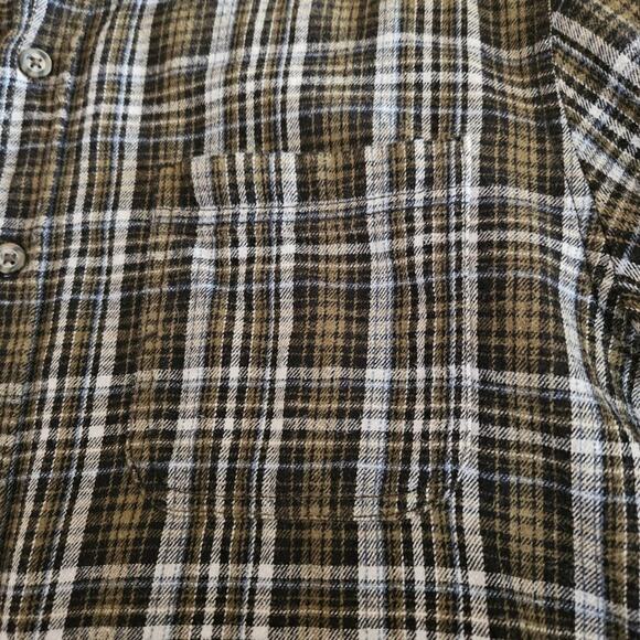 Northwest Territory Men's Plaid Flannel Button Down Shirt- size L - EUC - Picture 4 of 7